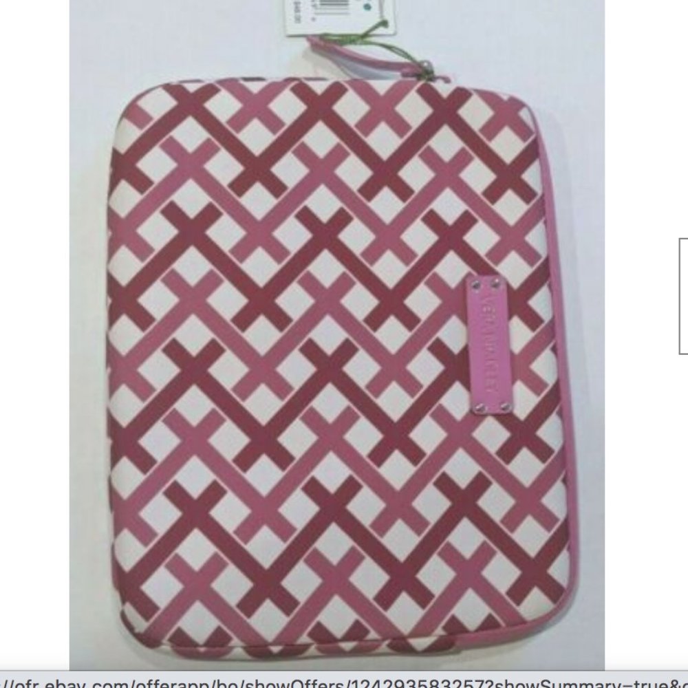 Vera Bradley Neoprene Tablet Sleeve 8 x 10 NEW